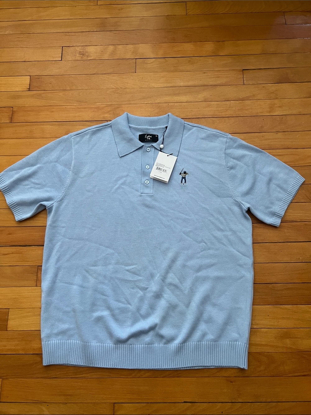 Eastside Golf Men's Sky Blue Short Sleeve Knit Polo XL